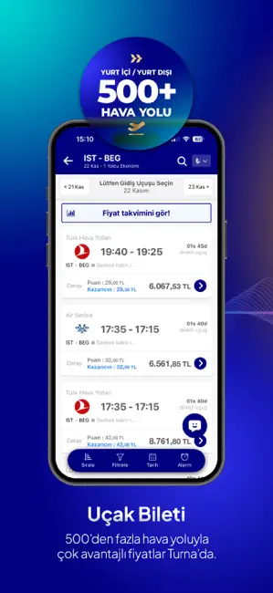 Turna - Uçak Otel Otobüs Araç iPhone screenshot 4