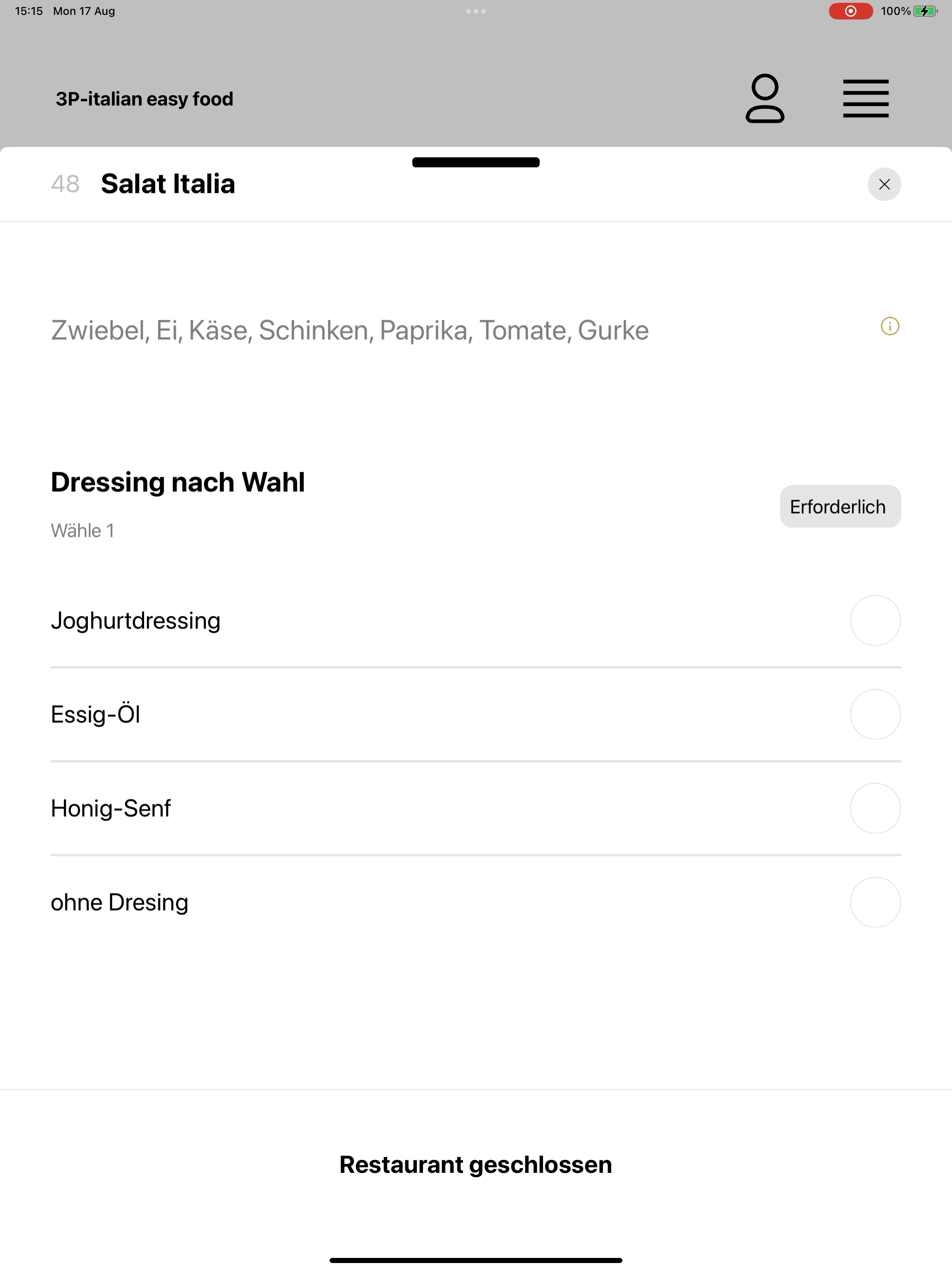 3P-italian easy food screenshot 16
