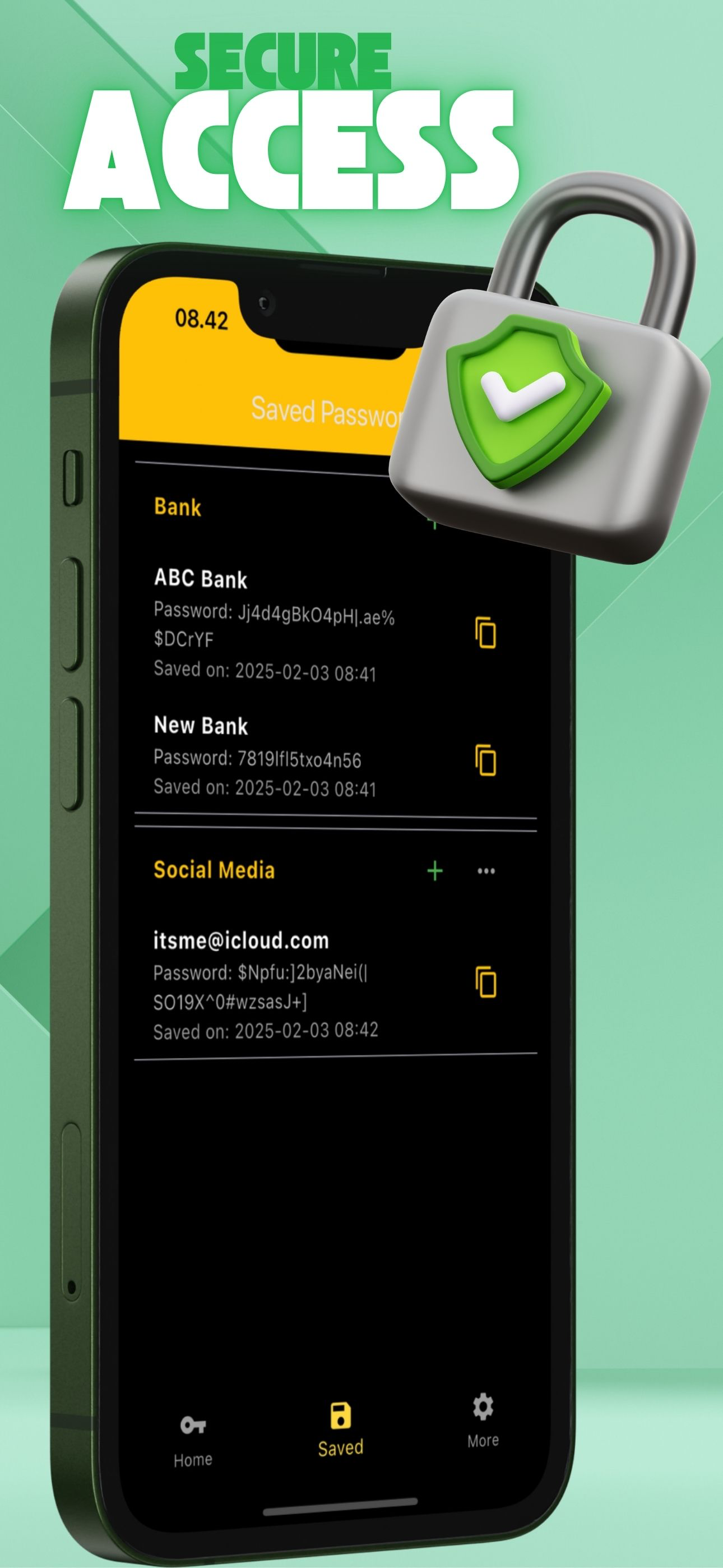 Passwords Maker Generator screenshot 3