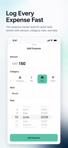 Simple: Expense Tracker Screenshot 2 of 6