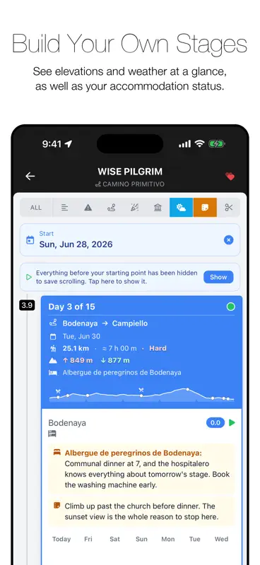 Wise Pilgrim Camino Primitivo screenshot 2 of 10