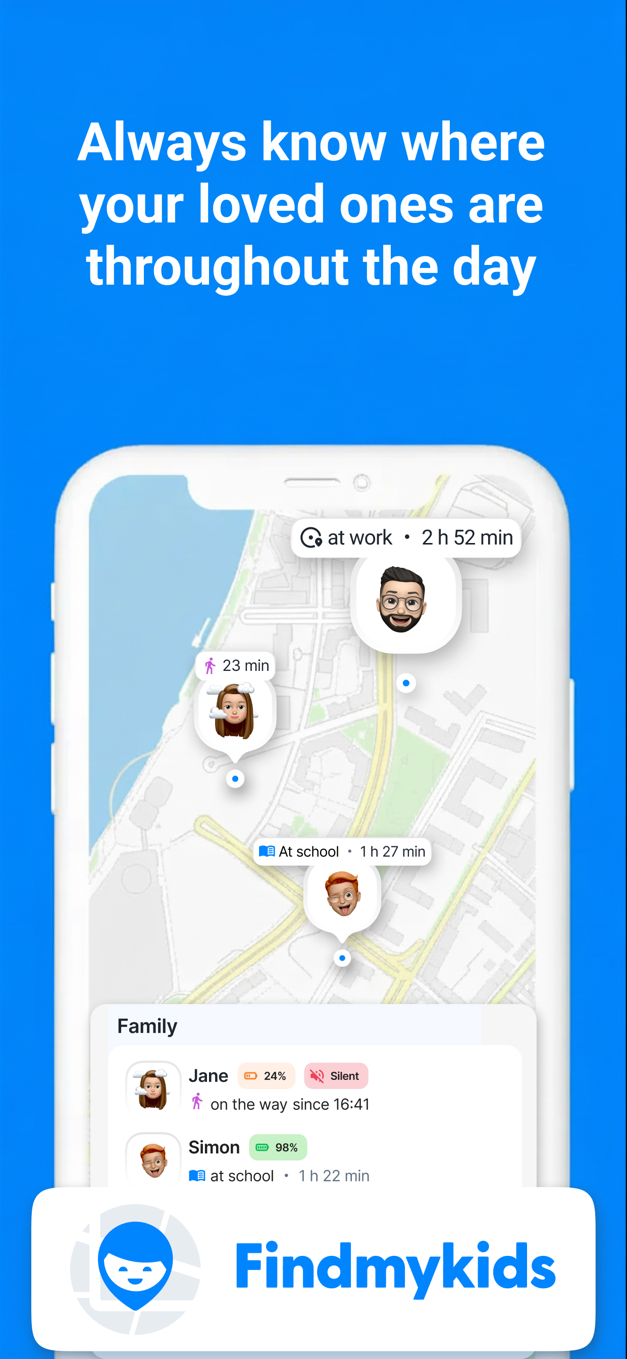 Findmykids: GPS Phone Tracker