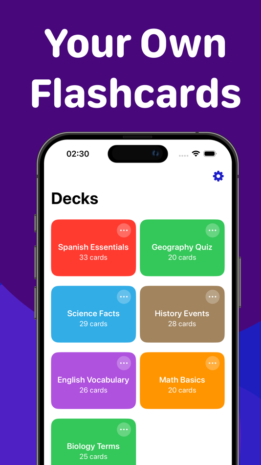 #2. Flashcards Maker: Vocabulary (iOS) 由: Alexander Parnev