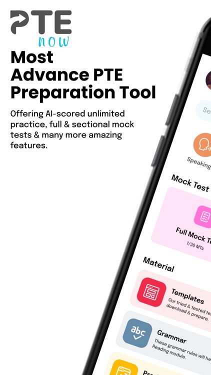 PTE Now: AI Practice App