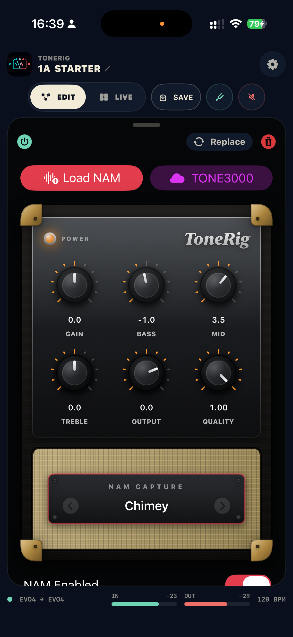 ToneRig: NAM Amp & Pedalboard screenshot 4