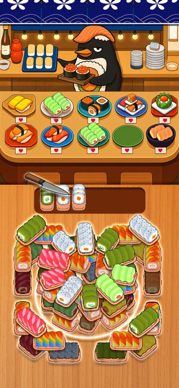 Sushi Sort - Juegos de Ordenar screenshot 2