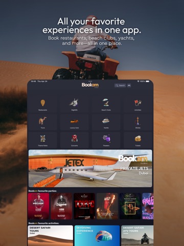 Bookem Dubai iPad screenshot