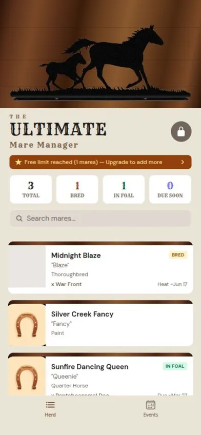 ULTIMATE Mare Manager screenshot 1