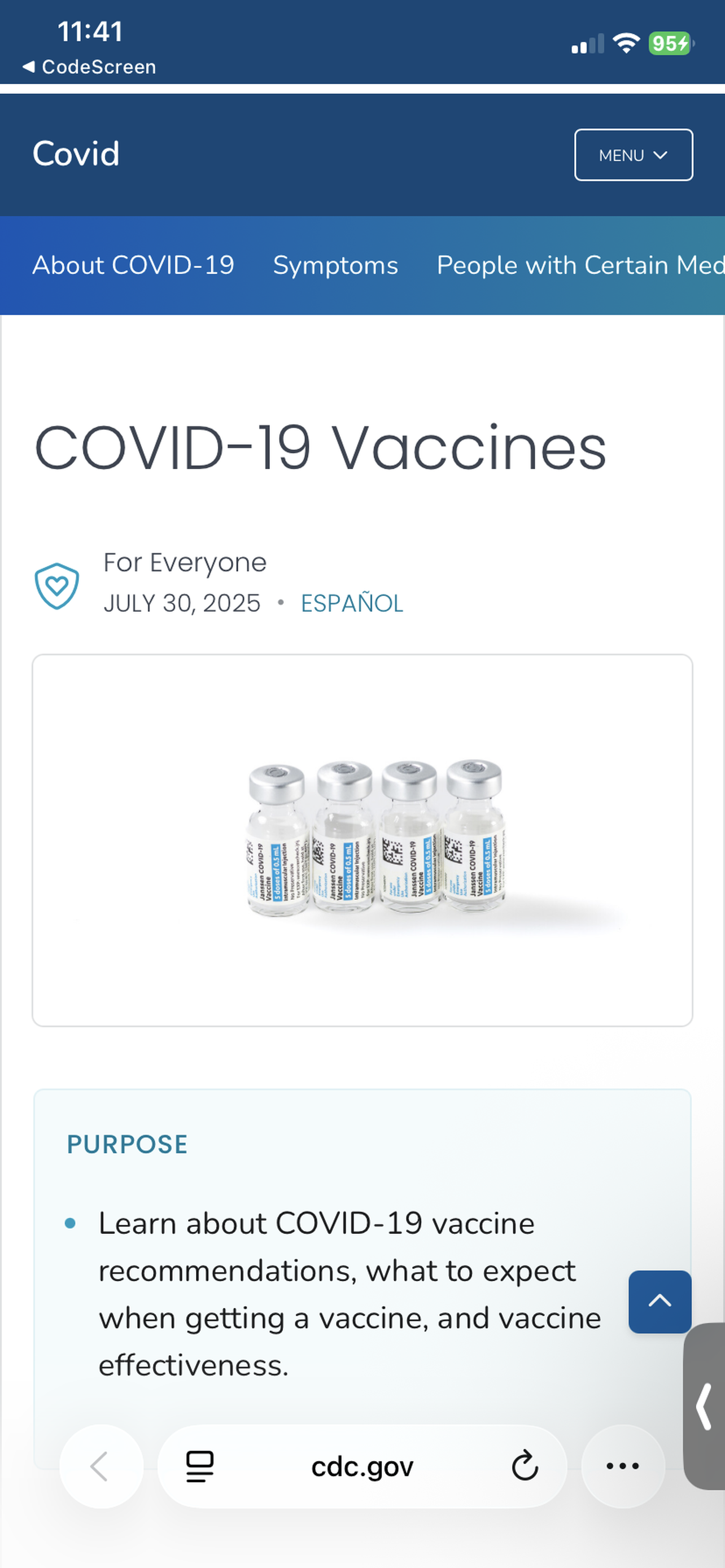 CodeScreen - Preventive Care