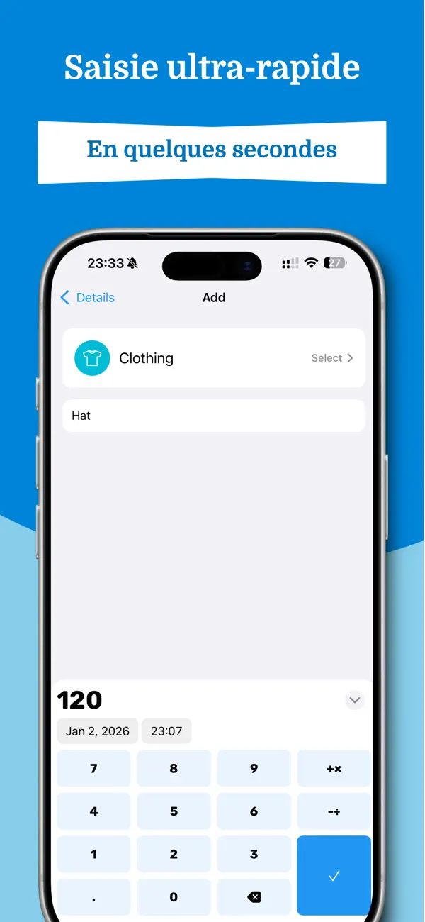Screenshot #2 pour Wallet · Mes comptes & Budget