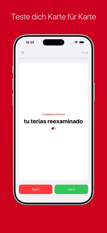 Portugiesische Verben Pro screenshot 5 of 9