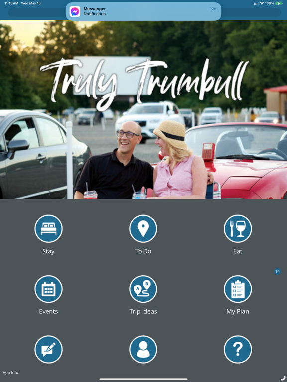 Truly Trumbull iPad screenshot 1 - Travel app