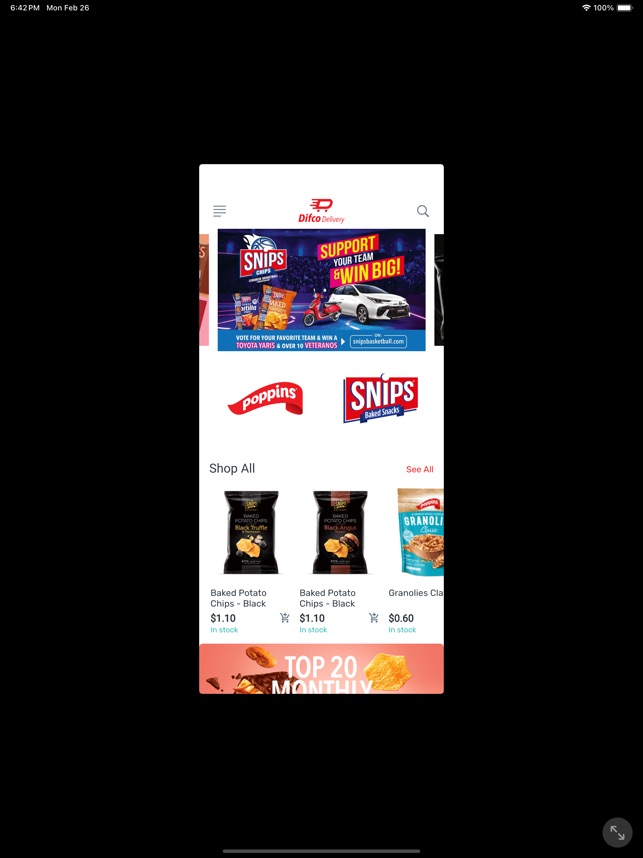 Difco Delivery screenshot 1