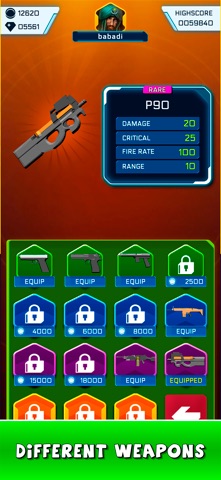 BoxHead vs Zombies 2 iPhone screenshot
