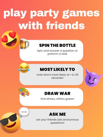 Rizz Up! - Party Game, Rizz AI iPad screenshot
