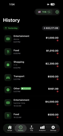 TravelGauge screenshot