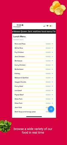 caribbeanqueenlivefood screenshot
