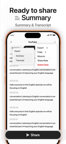 NoteBook – AI Notetaker iPhone screenshot