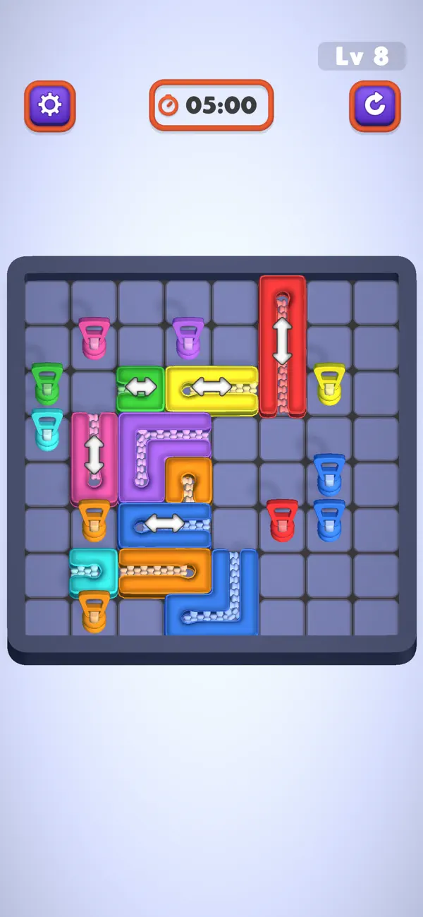 #2. Zipper Jam Puzzle (iOS) By: tiplay studio