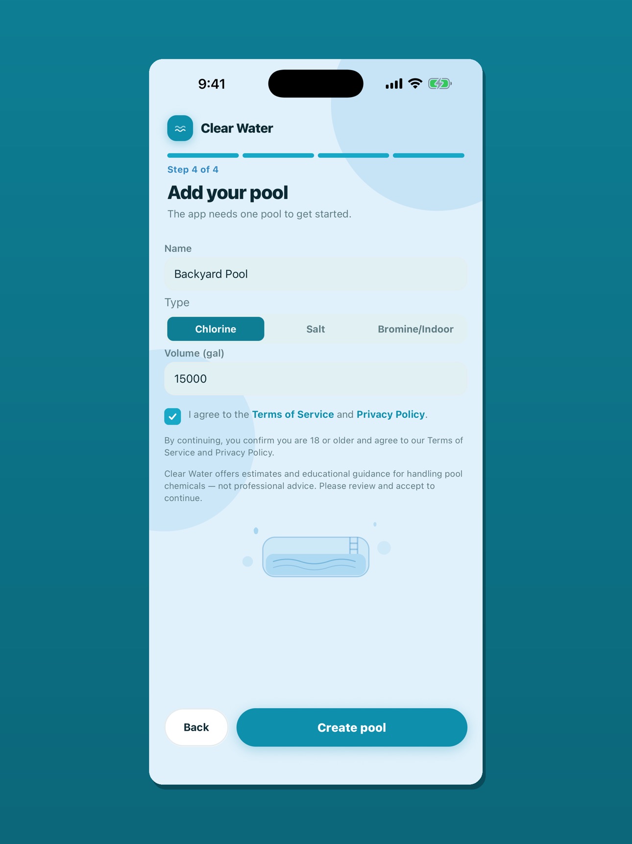 Screenshot 8 of Clear Water Pool Chemistry