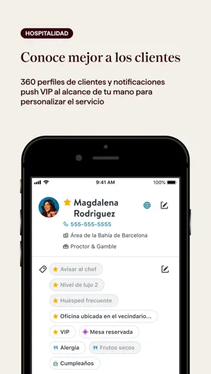 Captura de pantalla de OpenTable Para Restaurantes en iPhone 2