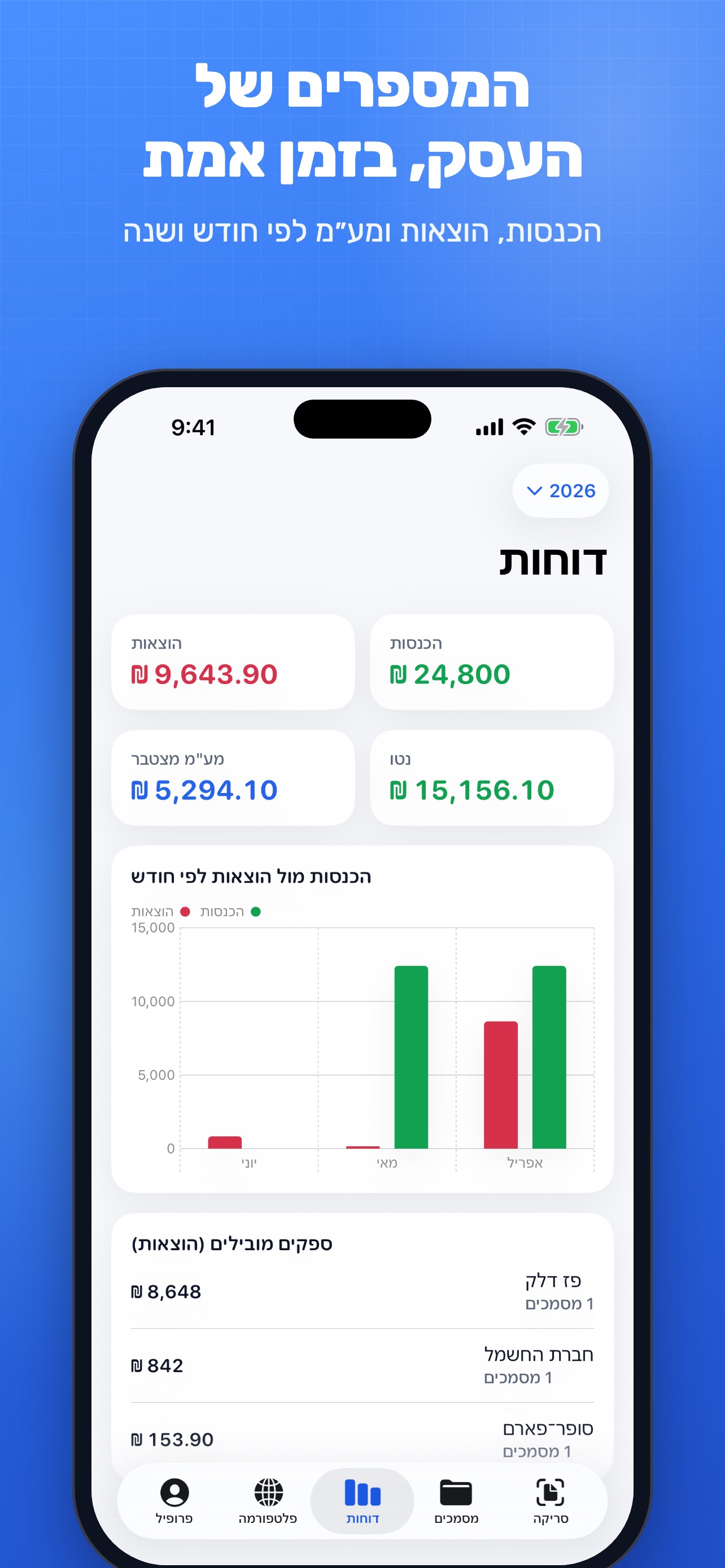 Screenshot 5 of Sederbooks: קבלות ומסמכים לעסק