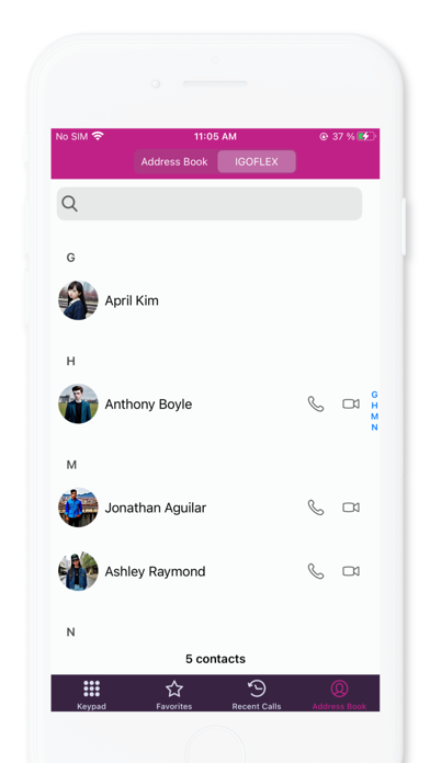 iGoFlex Screenshot