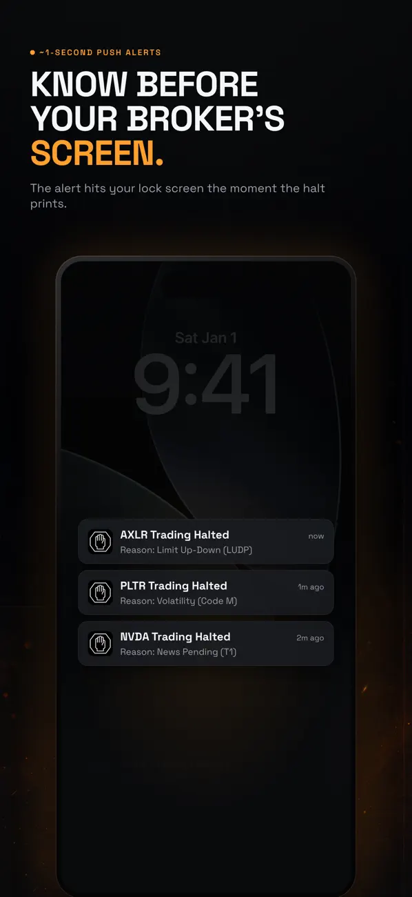 Screenshot #3 pour Halt Scanner: Stock Ticker