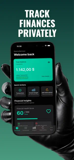 Finore - Spending Tracker screenshot 1