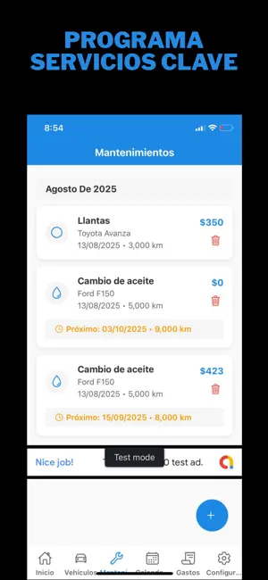 AutoCare: Gestión de Vehículos screenshot 2