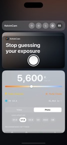 KelvinCam: Light Meter screenshot