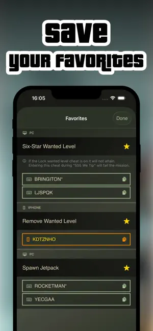Cheats & Codes screenshot 2