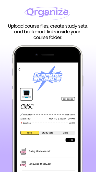 Folderly - Academic Organizer Screenshot