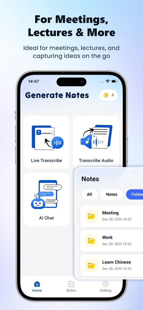 Sound Notes AI:Voice Assistant - Utilities App | MWM