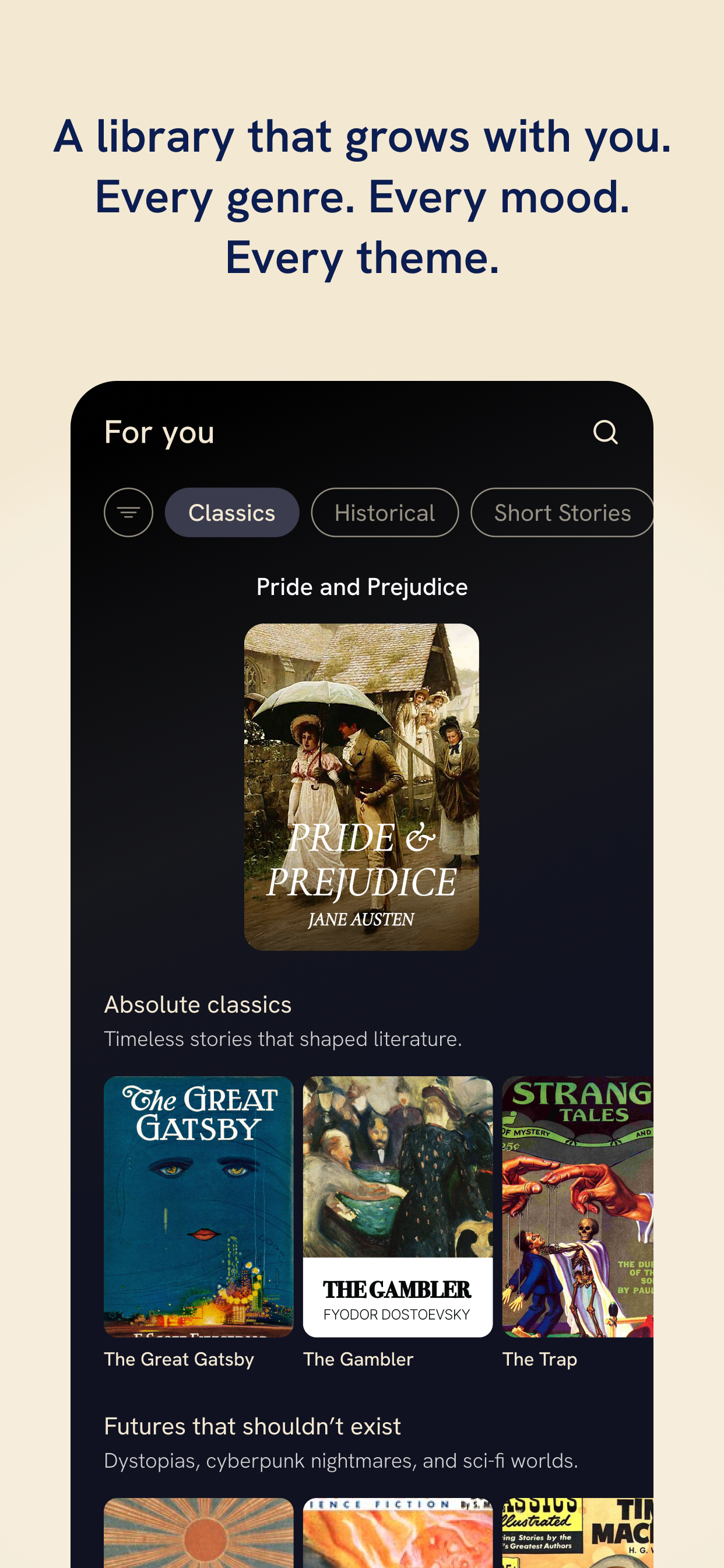 Quibble: Read great stories