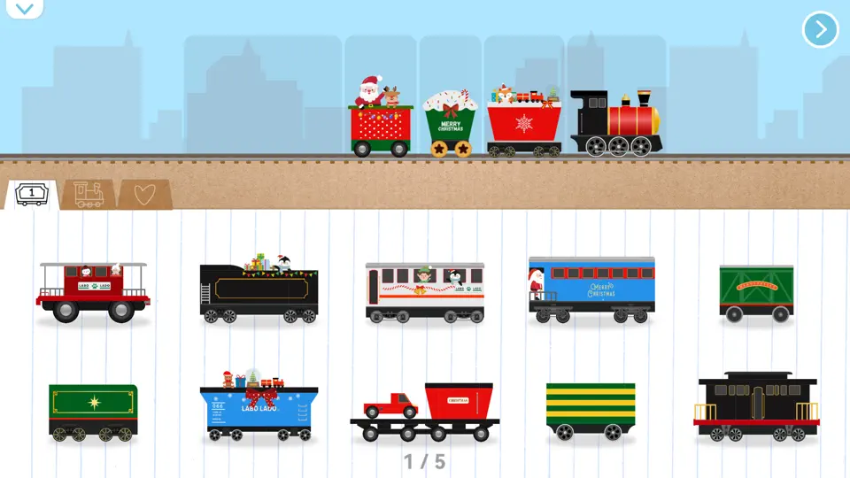 Capture d'écran de Labo Train De Noël:Jeu Enfant sur iPhone 6