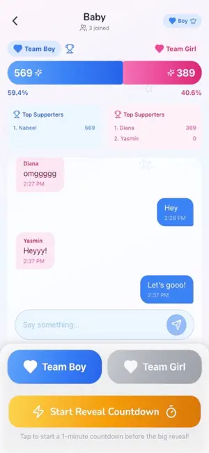 Create Gender Reveal Party screenshot 4