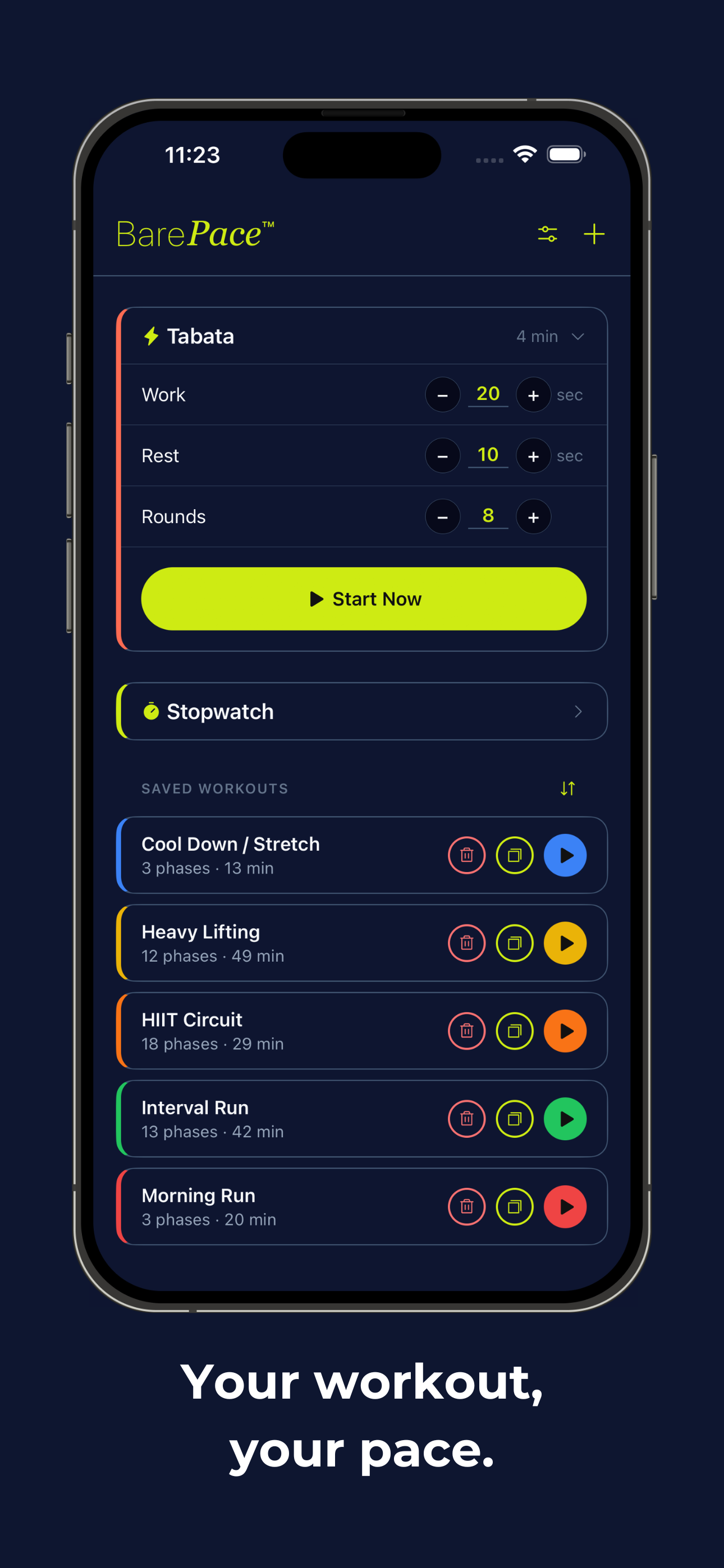 BarePace screenshot 4