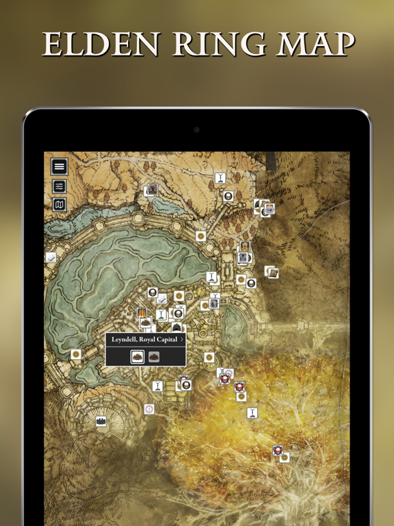 Elden Ring Nightreign Map iPad screenshot 1 - Utilities app