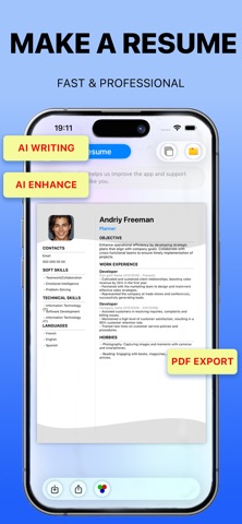 AI Resume Builder - Make CV Screenshot 1 of 7