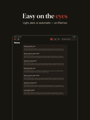 Ferman: AI Voice Notes iPad screenshot