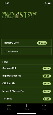 Industry Cafe NZ screenshot