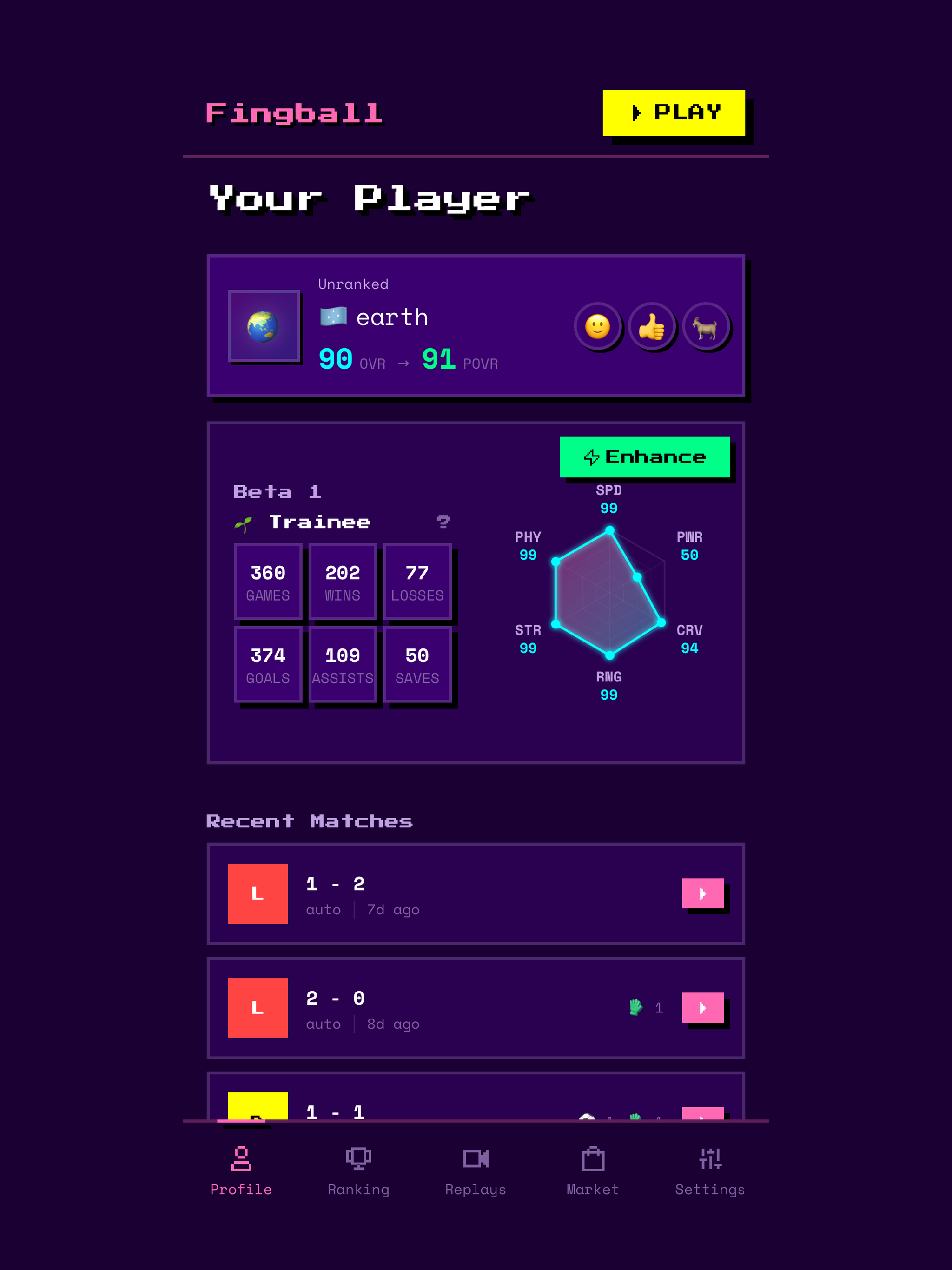 Fingball screenshot 7