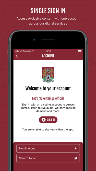 Northampton Town FC Screenshot