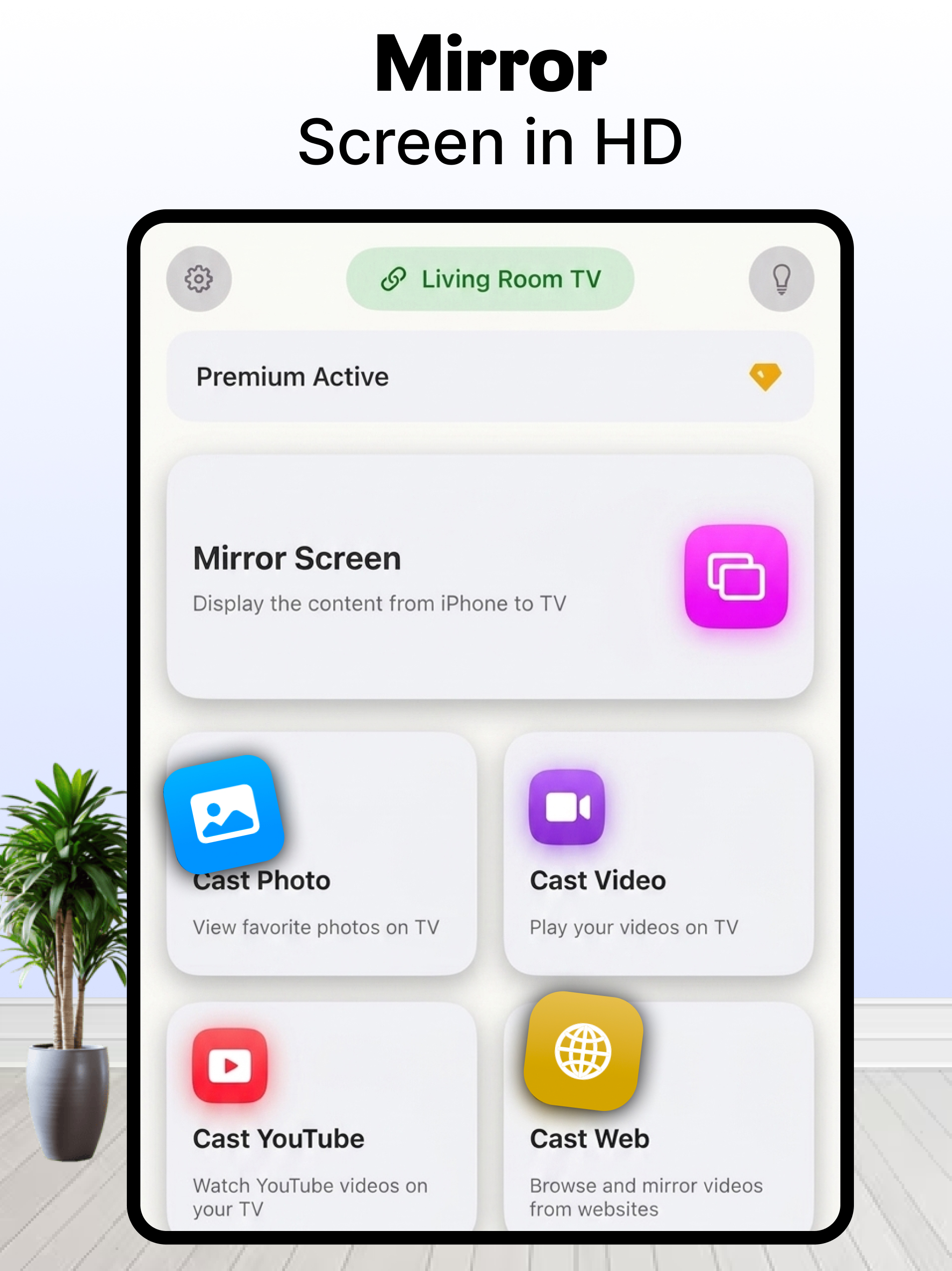 Screen Mirroring | Cast to TV‍