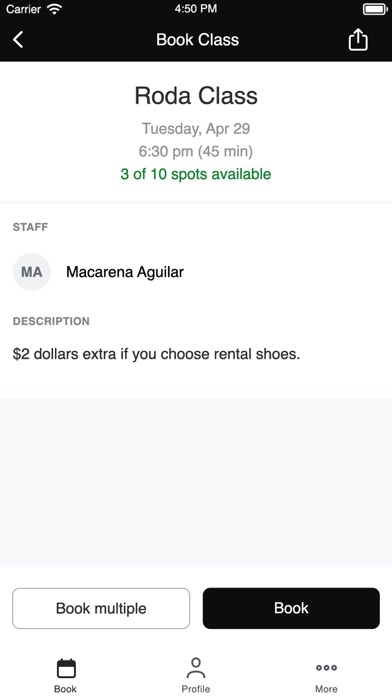 Roda Cycle Studio iPhone screenshot 3 - Health & Fitness app