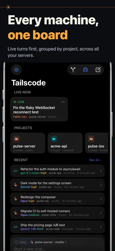 Tailscode: Coding Agent Remote screenshot 4 of 10
