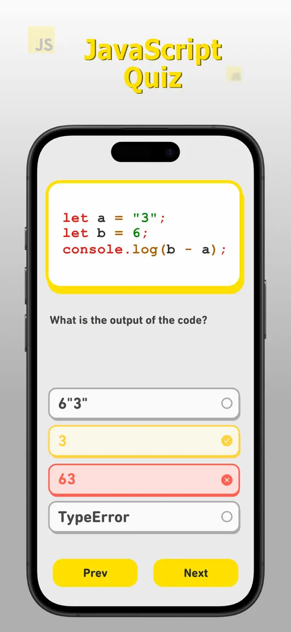 #4. Html Css JavaScript Quiz (iOS) 由: Shameel Abid