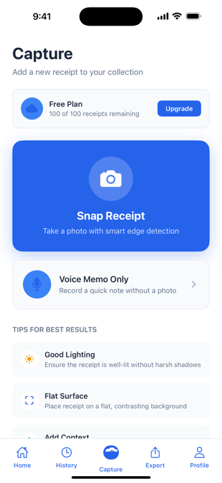 SnapTrack AI Screenshot 2 of 3