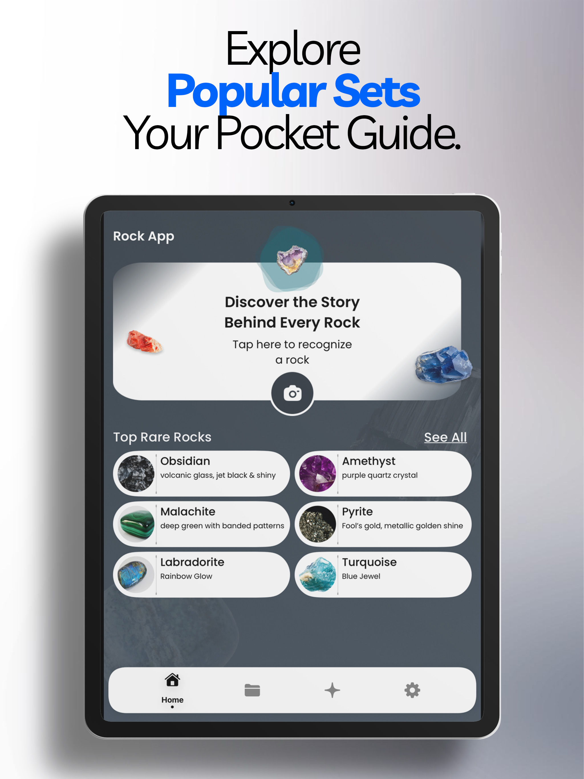 Rock Identifier : Crystal App